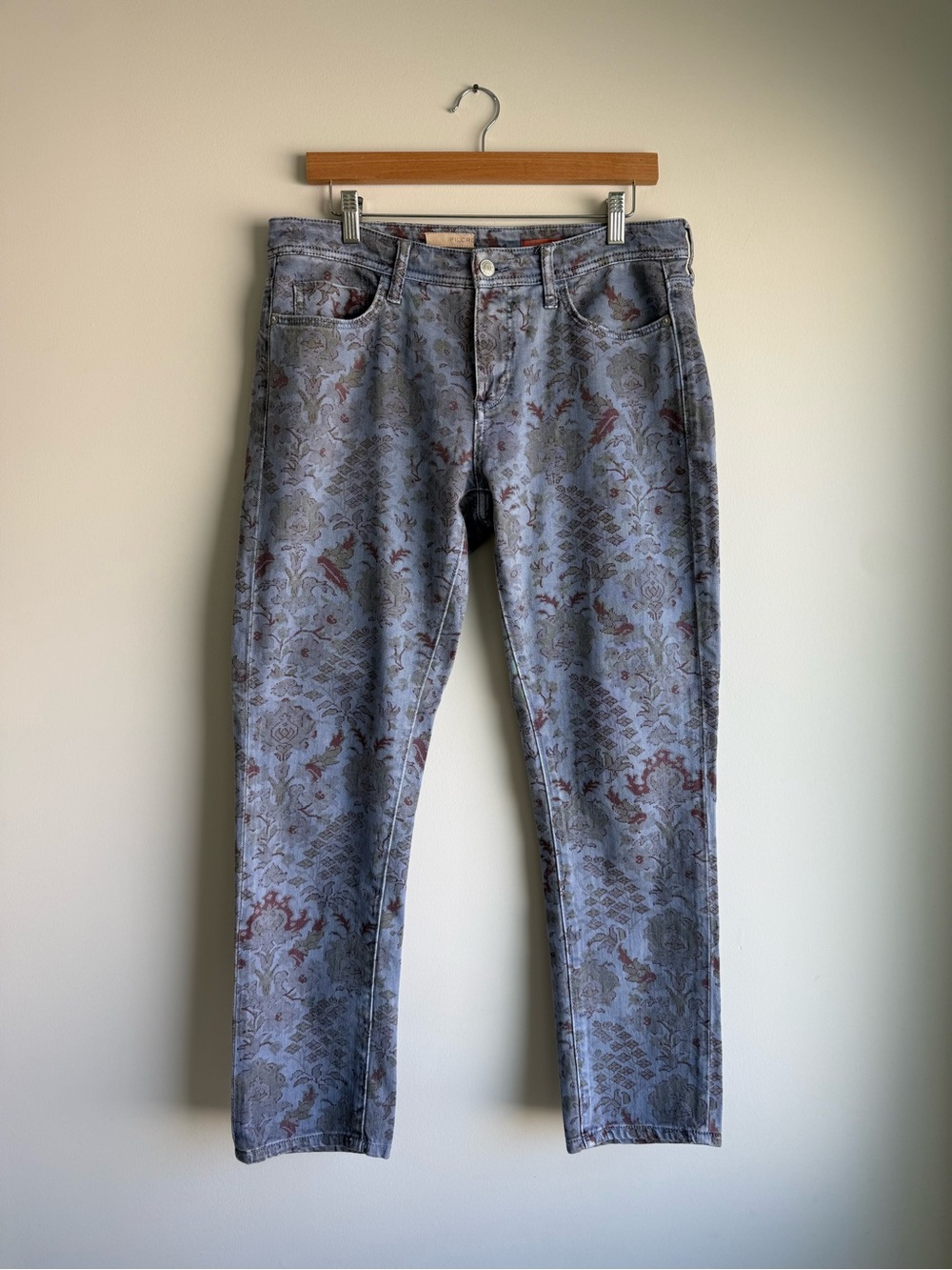 Pilcro Slim Boyfriend Jeans 29 Floral Tapestry Anthropologie